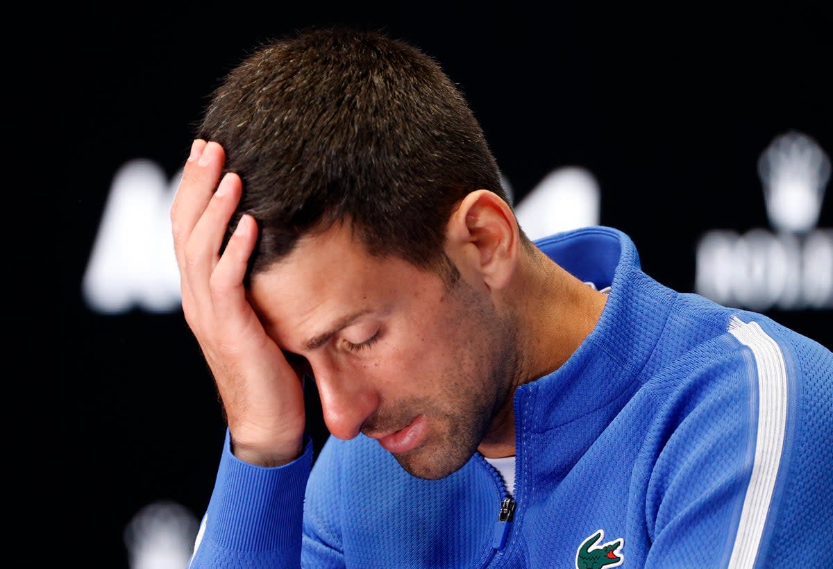 Djokovic said he was ‘outplayed’ in the Australian Open semi-finals  (REUTERS)