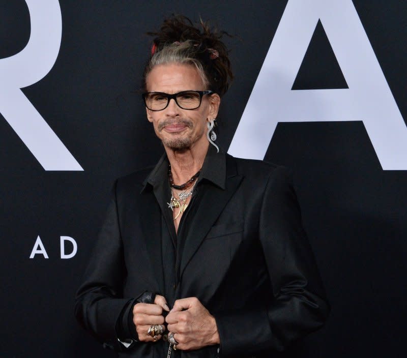 Steven Tyler attends the premiere of "Ad Astra" at the ArcLight Cinerama Dome in the Hollywood section of Los Angeles on September 18, 2019. The singer turns 76 on March 26. File Photo by Jim Ruymen/UPI