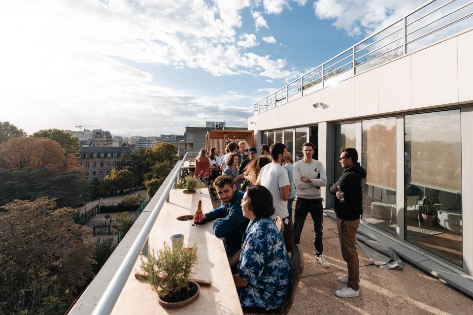 Alan's office rooftop