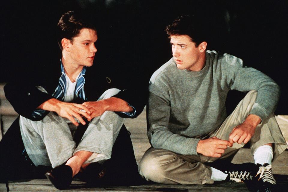 Matt Damon, Brendan Fraser School Ties - 1992