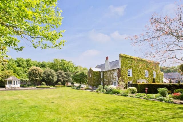 View of the house from the back garden