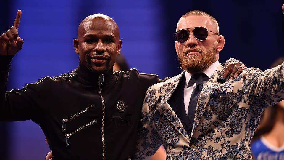 A Mayweather-McGregor UFC bout is a slim but exciting possibility Pic: Getty