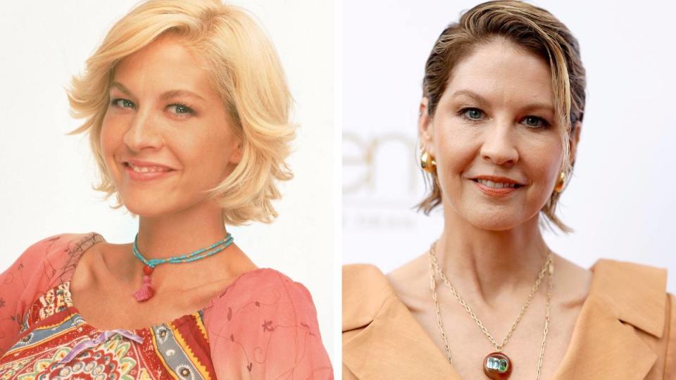 Jenna Elfman as Dharma Finkelstein Montgomery (Dharma and Greg)