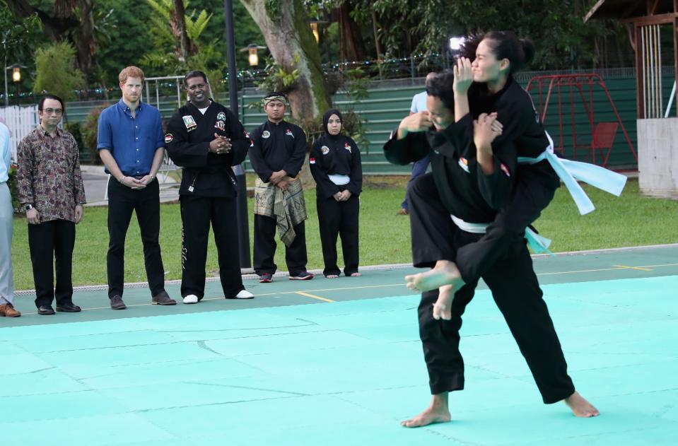 Prince Harry in Singapore