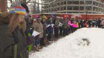 'Even if you have a quiet voice you can still be heard': Women, men, children march in P.E.I. for equality