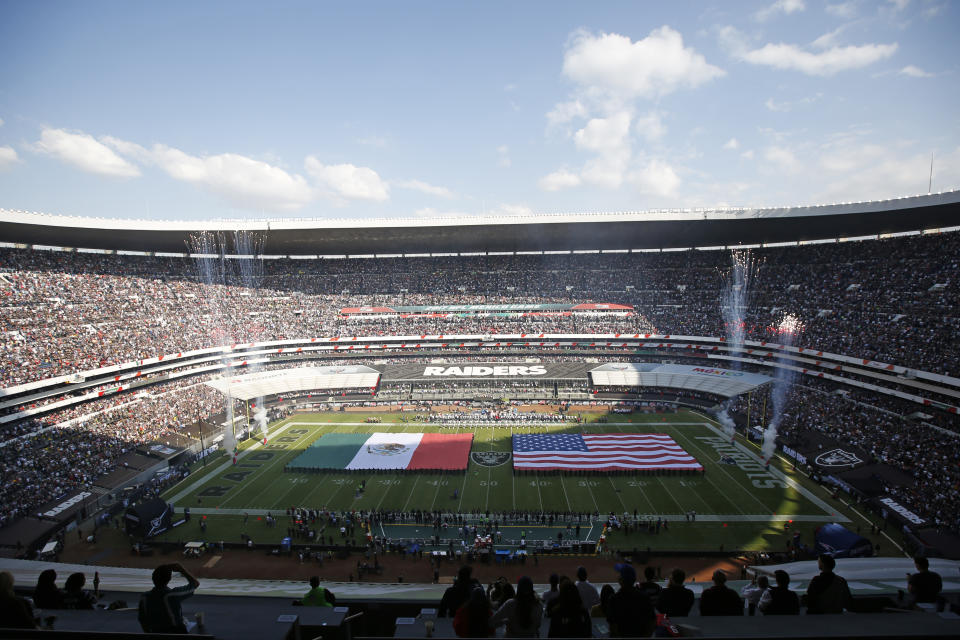 Raiders contra Patriots en la Ciudad de México