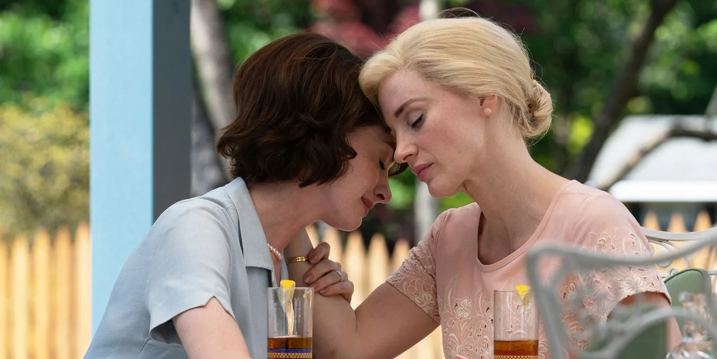 anne hathaway, jessica chastain, mothers' instinct