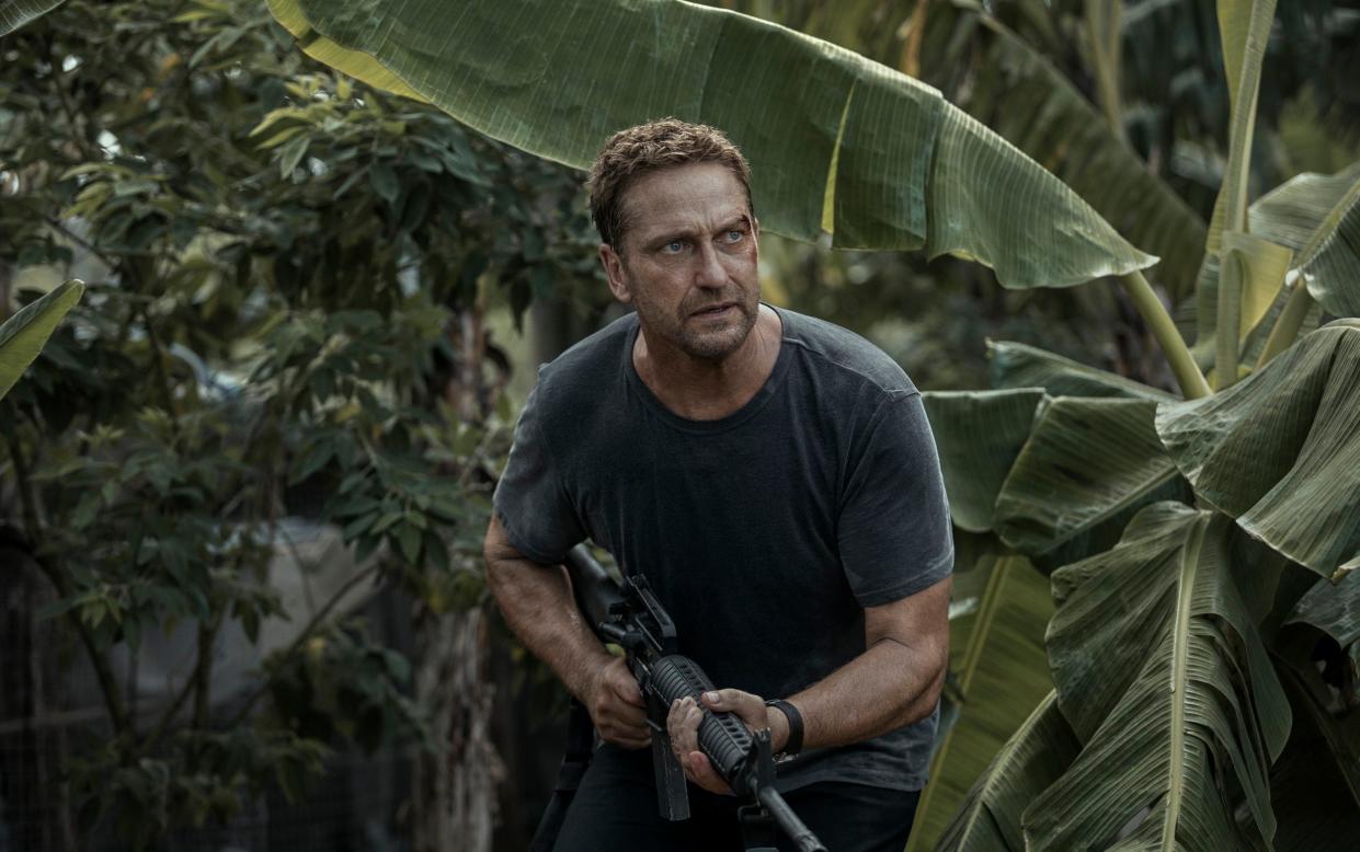 Gerard Butler takes to the jungle in Plane - Kenneth Rexach