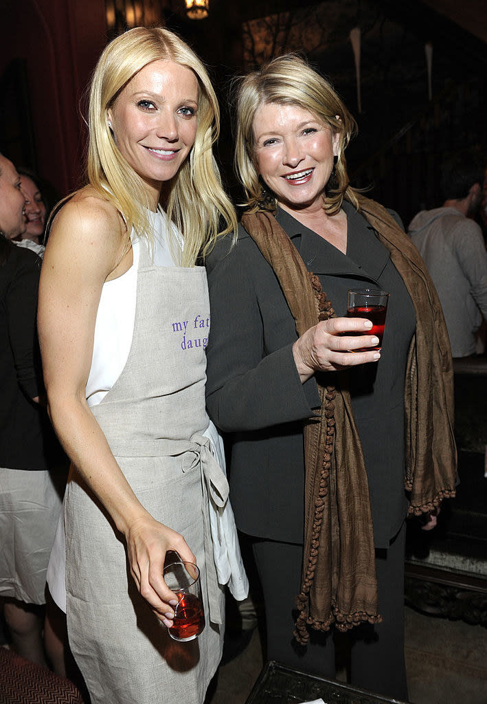 Gwyneth Paltrow and Martha Stewart