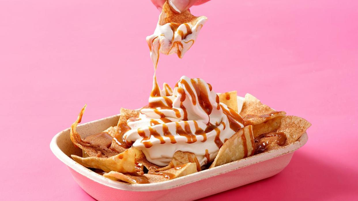 A never-before-seen GYG Nacho Sundae. Picture: Supplied