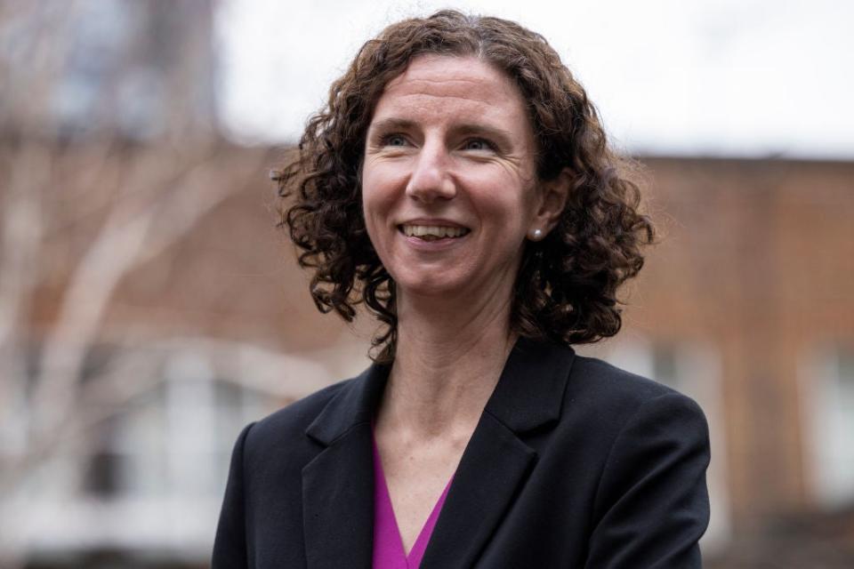 <p>Britain’s Labour Party shadow chancellor Anneliese Dodds</p> (Getty Images)