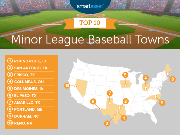 minor league baseball parks map