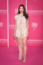 <p>Olivia Munn graced the (pink) carpet in Cannes wearing a seriously sheer dress – proof the trend is still ruling the headlines. <em>[Photo: Getty]</em> </p>