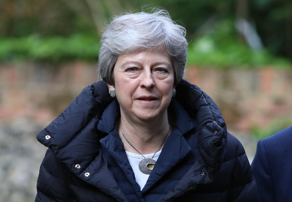 Prime minister Theresa May introduced a cap on energy prices. Photo: Andrew Matthews/PA Wire/PA Images