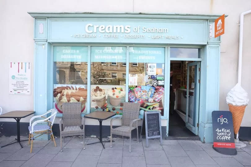 Creams of Seaham on North Terrace, Seaham.