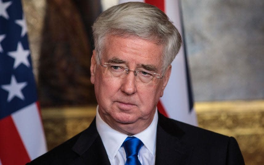 Defence Secretary Sir Michael Fallon - Credit: Getty