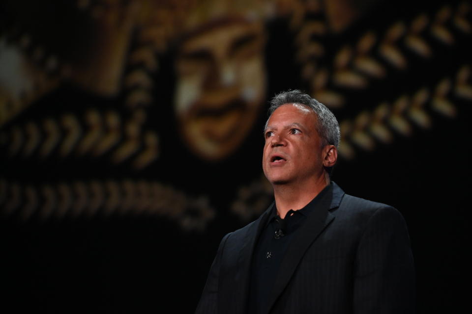 Michael De Luca at CinemaCon in 2021