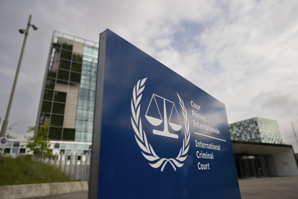 FILE - Exterior view of the International Criminal Court, or ICC, in The Hague, Netherlands, on April 30, 2024. Israeli Prime Minister Benjamin Netanyahu has repeatedly accused critics of Israel or his policies of antisemitism, including the U.S. college campus protests and the prosecutor of the International Criminal Court. (AP Photo/Peter Dejong, File)