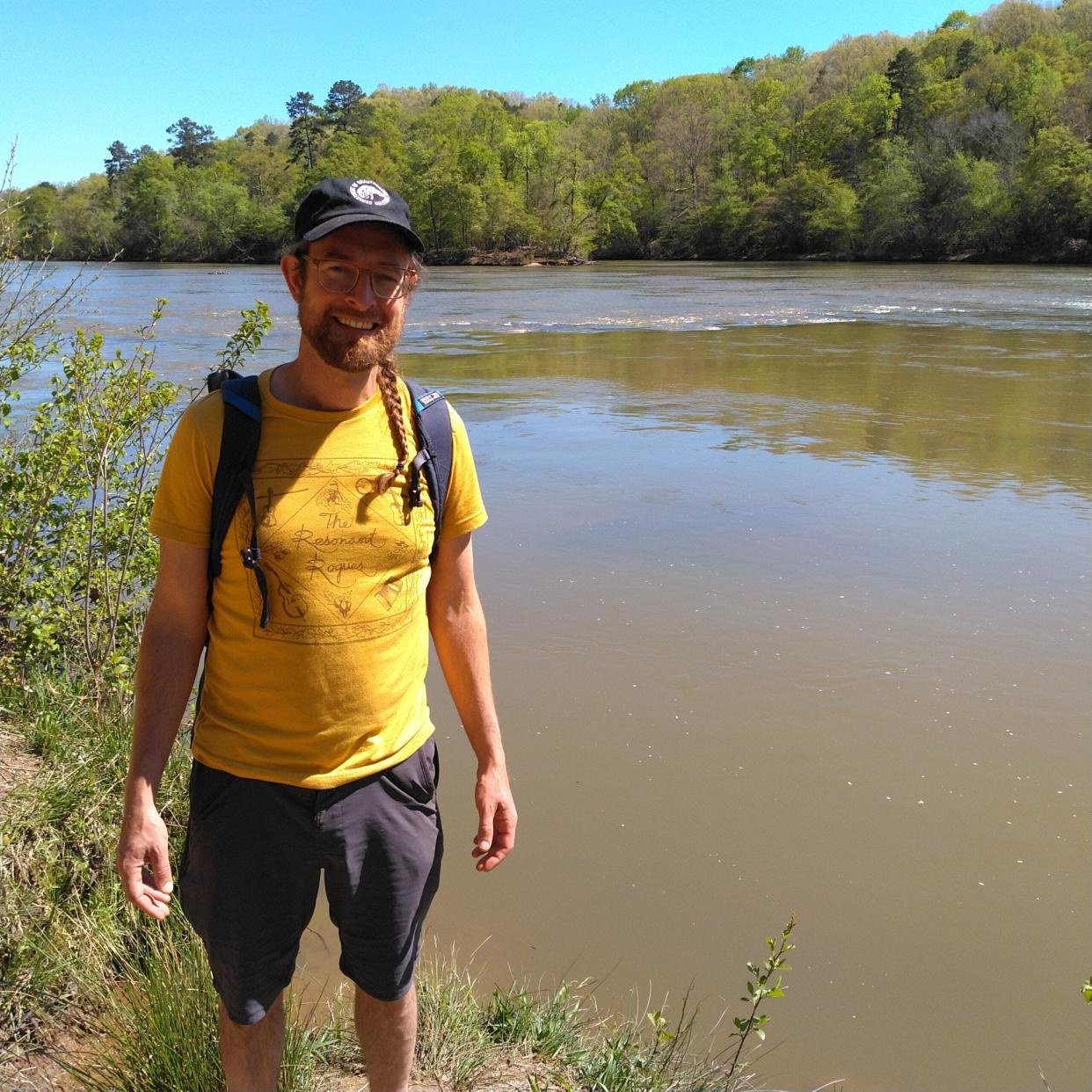 Josh Kelly, field biologist, will be helping lead a wildflower hike at the Broad River Greenway on Friday.