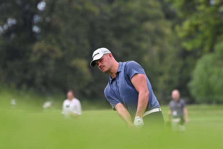 Van Holmgren es el puntero del Abierto de la República de golf, al cabo de tres jornadas; este domingo intentará coronarse y acceder al Open británico.