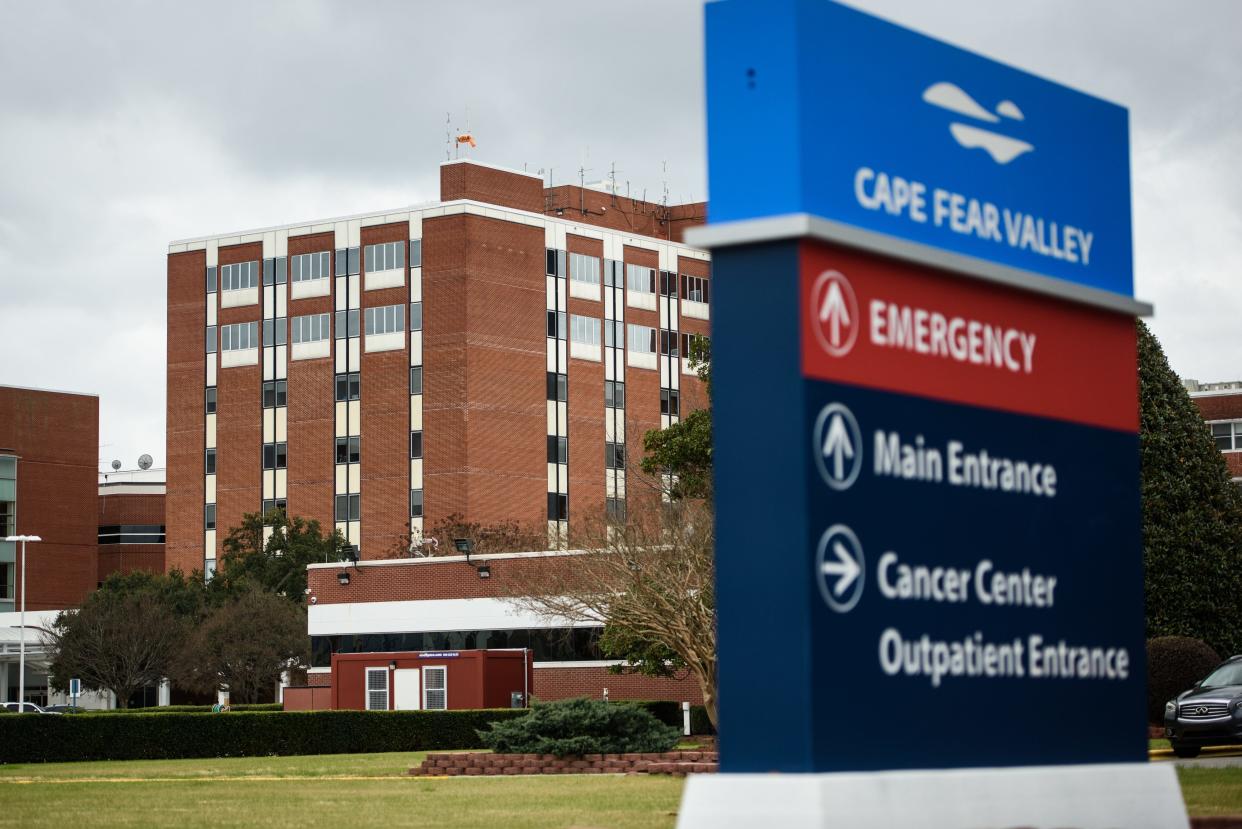 Cape Fear Valley Medical Center is on Owen Drive in Fayetteville, near Bordeaux Shopping Center.