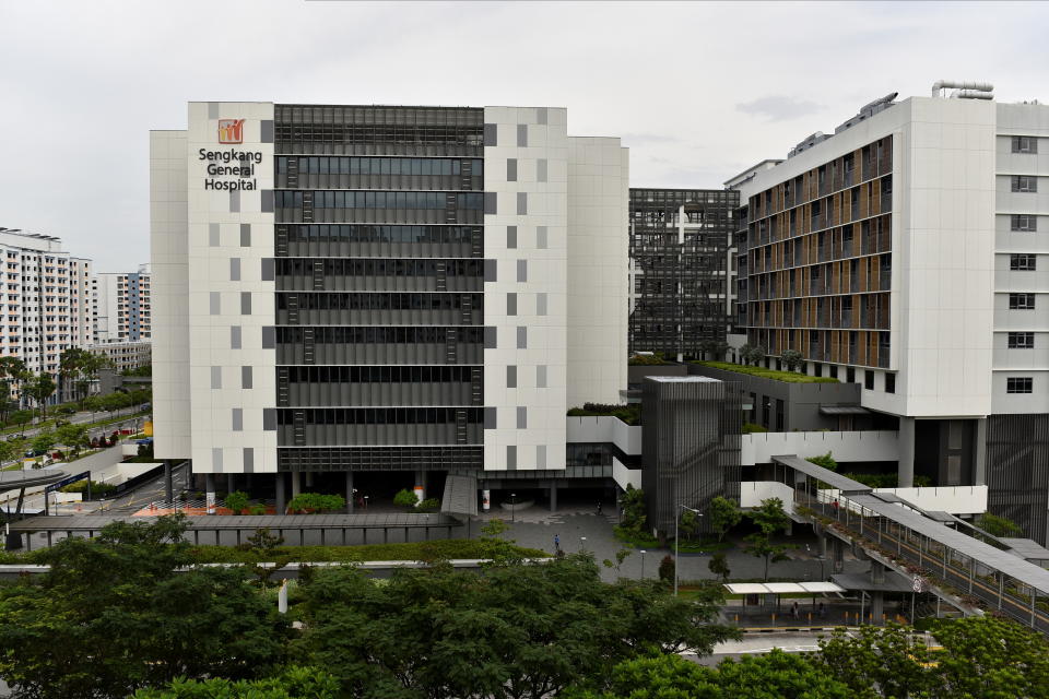 A view shows Sengkang General Hospital in Singapore May 14, 2021. REUTERS/Caroline Chia