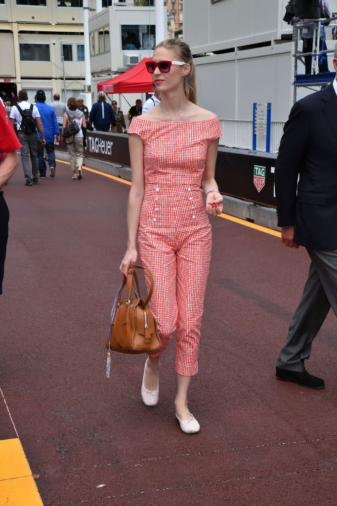 Beatrice Borromeo durante el Gran Premio de Mónaco de Fórmula Uno en el Circuito de Mónaco en Monte-Carlo, Mónaco, el 23 de mayo de 2015.