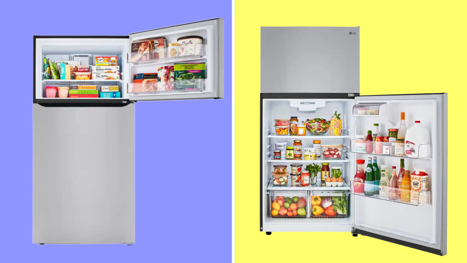 If you're in need of extra space, the LG LHTNS2403S has you covered with 17.6 cubic feet in the fridge and 6.2 cubic feet in the freezer.