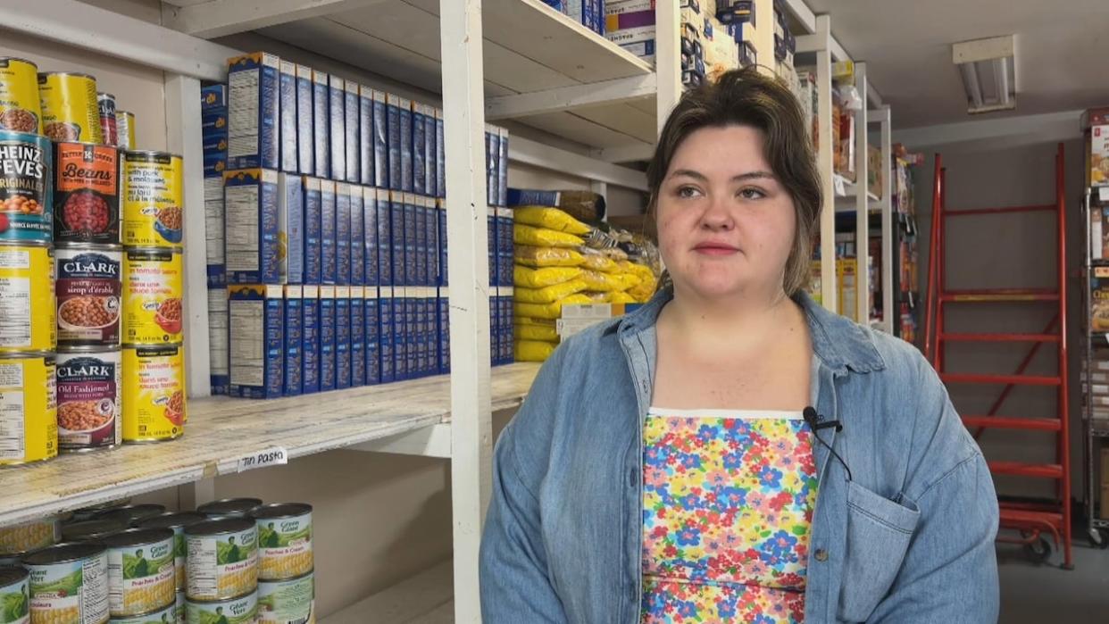 Kaitlin Clarke, Saint Vincent de Paul Carbonear Food Bank communications coordinator, has been working for the food bank for the past four years and says the demand for food has been increasing.