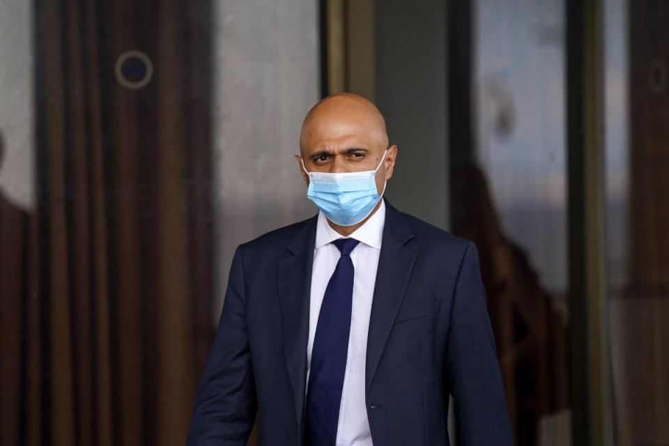 Sajid Javid has resigned as health secretary alongside Rishi Sunak   (PA)