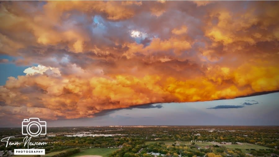 Wichita sunset on April 28, 2024 (Courtesy: Team Newcom)