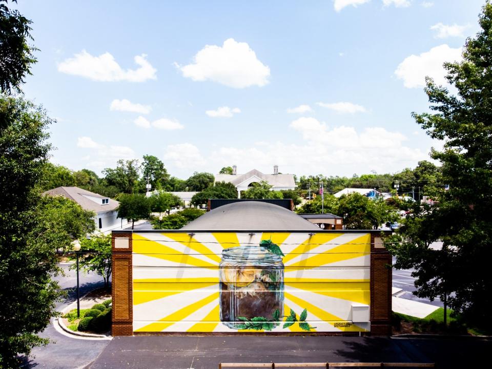 Summerville Sweet Tea Mural