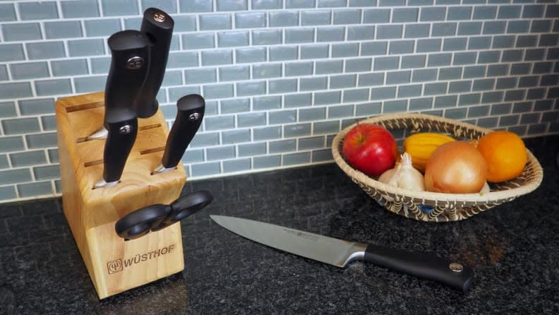 Wusthof's knife set is worth the splurge.