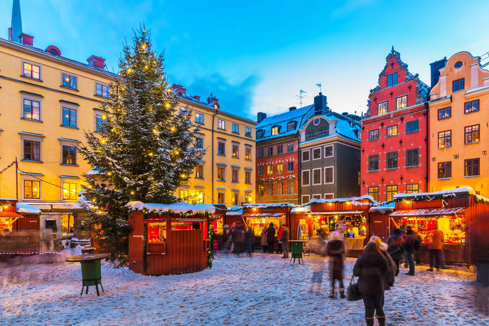 Stockholm sous la neige 