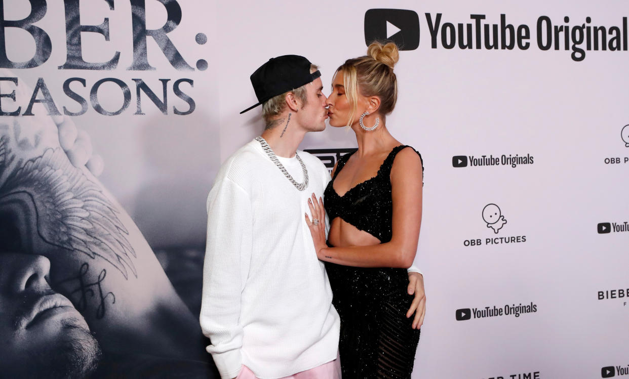 Justin Bieber and Hailey Baldwin practiced celibacy in their relationship before their 2018 wedding. (Photo: Reuters/Mario Anzuoni)