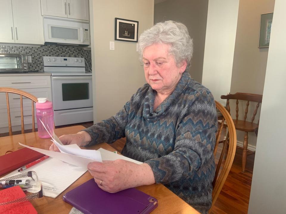 Sandra Nightingale is one of nearly 700 St. John's residents who are now paying an extra $675 in annual water taxes. (Darrell Roberts/CBC - image credit)