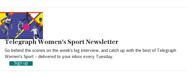 Women's Sport newsletter in-article