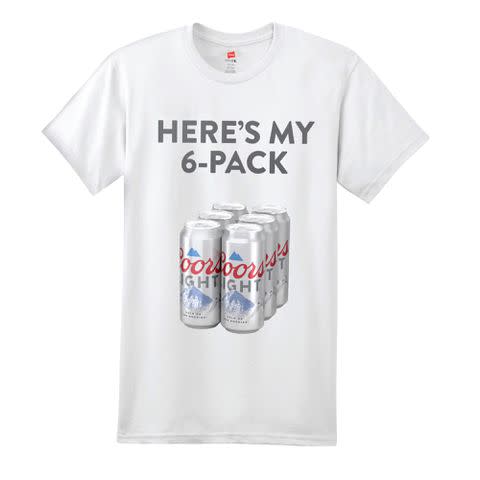 <p>Coors Light</p> Coors Light x Patrick Mahomes Dad Bod shirts