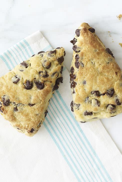 <p>Enjoy these chocolate-filled scones with your morning cup of coffee to make the holiday extra sweet. </p><p><strong><em><a href="https://www.womansday.com/food-recipes/food-drinks/recipes/a12057/sour-cream-chocolate-chip-scones-recipe-wdy0413/" rel="nofollow noopener" target="_blank" data-ylk="slk:Get the Sour Cream-Chocolate Chip Scones recipe.;elm:context_link;itc:0;sec:content-canvas" class="link ">Get the Sour Cream-Chocolate Chip Scones recipe.</a></em></strong></p>