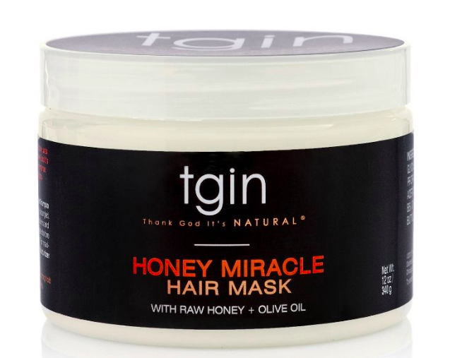 TGIN Honey Miracle Hair Mask with Raw Honey + Olive Oil Deep Conditioner