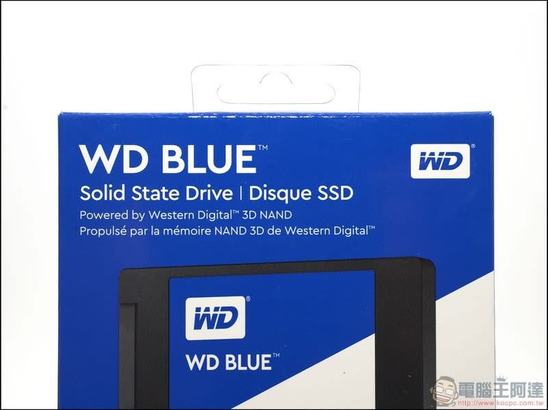 WD BLUE 3D NAND SSD  WDS100T2B0A  開箱 、實測 搭載 64-Layer 3D NAND 效能與性價比的完美結合