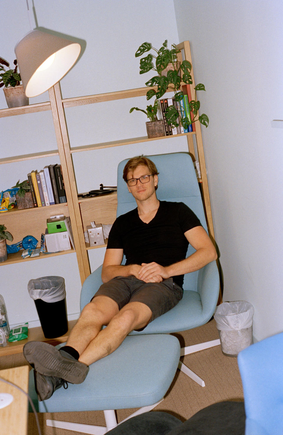 Associate philosophy professor William MacAskill, at his office in Oxford on July 14<span class="copyright">Sophie Green for TIME</span>