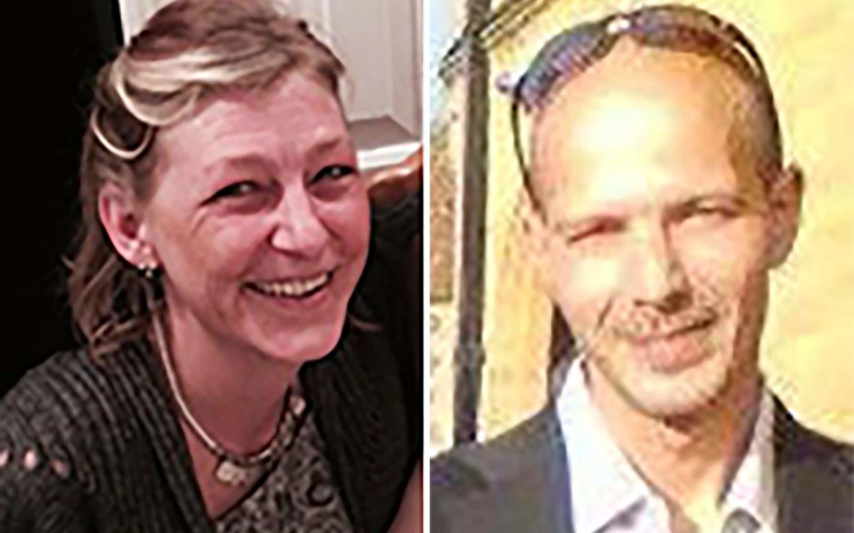 Charlie Rowley, right, was treated by the anti-nerve agent drug, but his partner Dawn Sturgess, left, died from the Novichok exposure - AFP