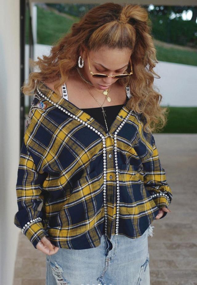 Beyoncé Will Put Your Flannel Shirt to Shame with Blinged-Out