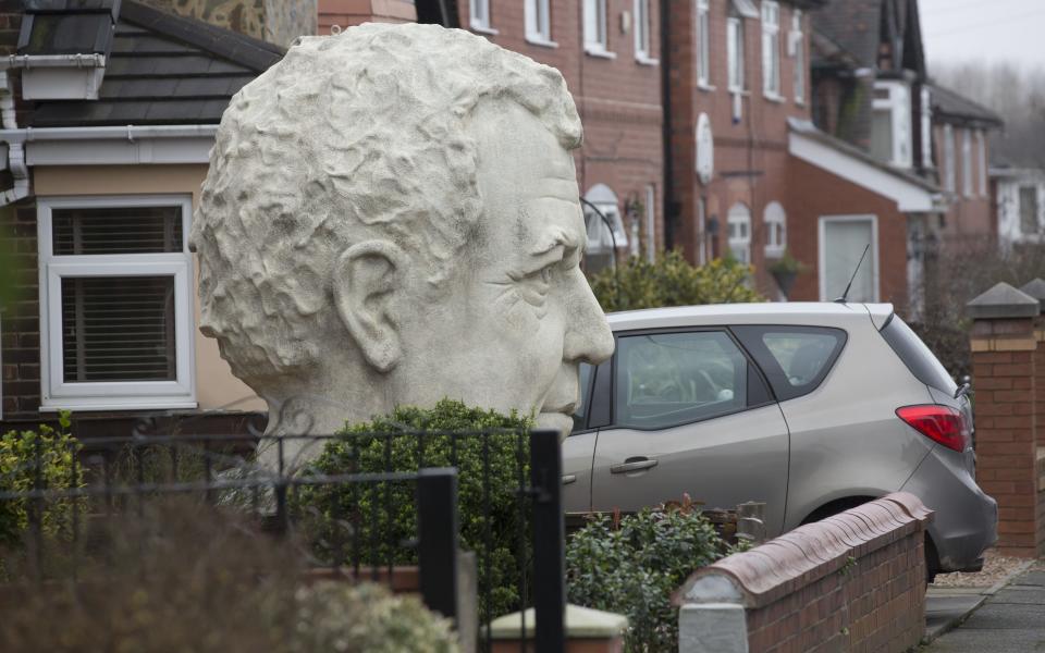 'A tacky monstrosity': Giant sculpture of Jeremy Clarkson's head appears in garden 