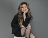 FILE - Shania Twain appears during a portrait session in New York on June 14, 2019. Twain is celebrating the 25th anniversary of the album that turned her into a global superstar. She is releasing a deluxe reissue set of her 1995 breakthrough album “The Woman in Me,” which became the best-selling record by a woman in country music at the time. (Photo by Christopher Smith/Invision/AP, File)