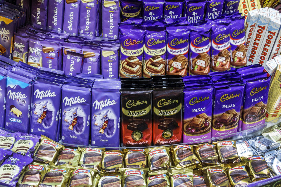 Cadbury, Milka und Toblerone gehören zu Mondelēz. (Bild: Getty Images)