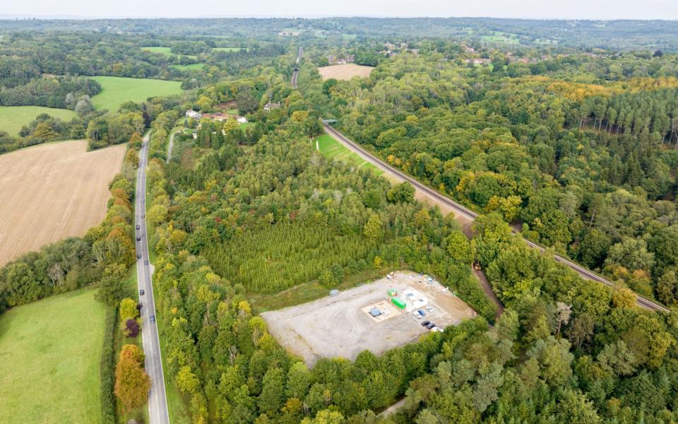 Fracking is about to begin at old Cuadrilla, Balcombe in East Sussex - Chris Gorman / Big Ladder 