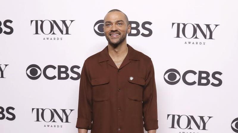 Jesse Williams attends the Tony Awards: Meet The Nominees media day at the Sofitel New York on Thursday, May 12, 2022, in New York. (Photo by Greg Allen/Invision/AP)
