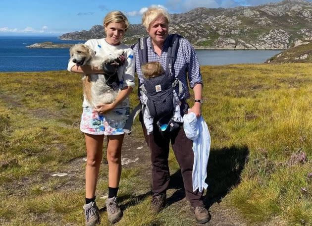 Carrie Symonds and Boris Johnson (Photo: Instagram)